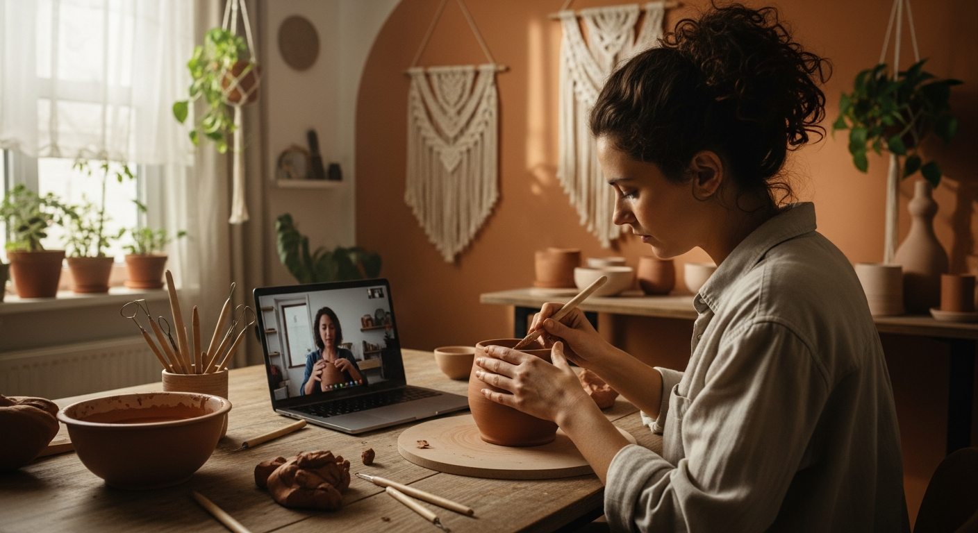 Онлайн урок по лепке из глины — Molda