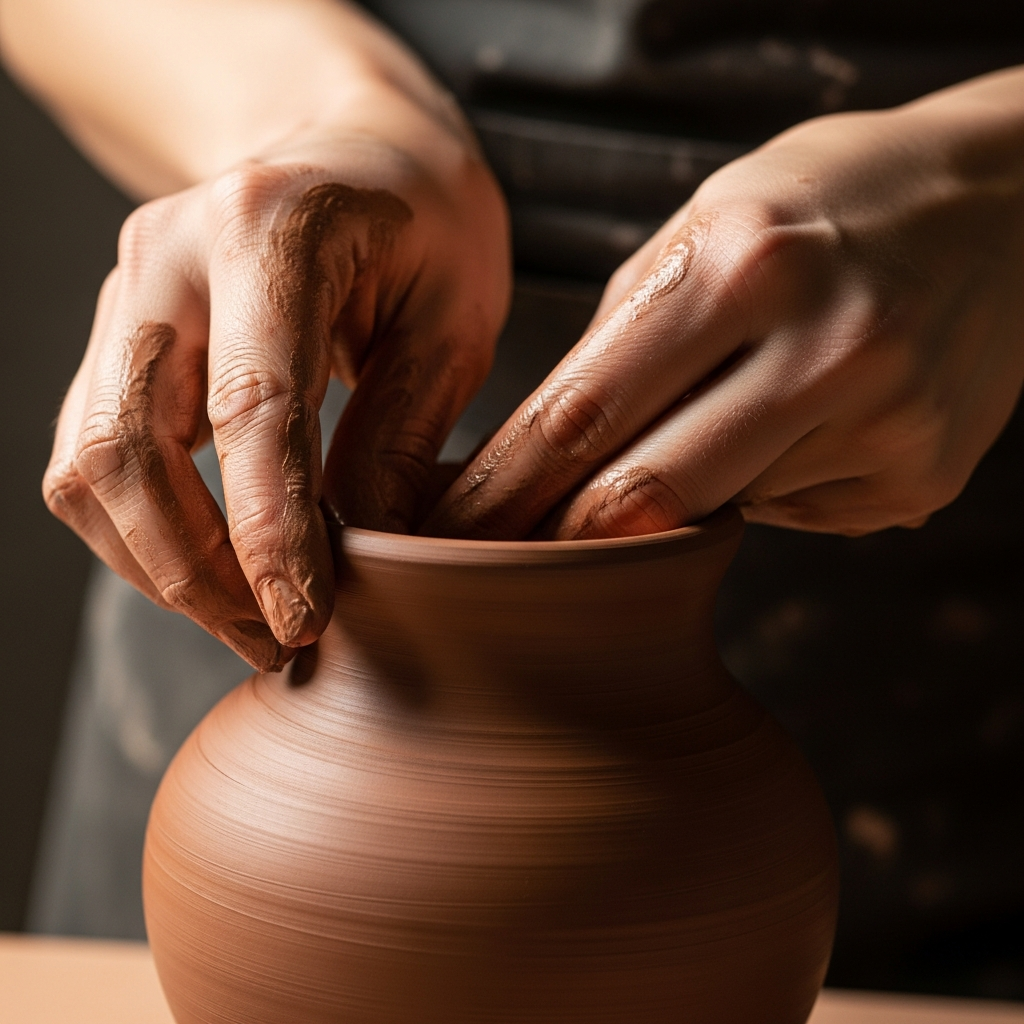 Лепка щипковым методом